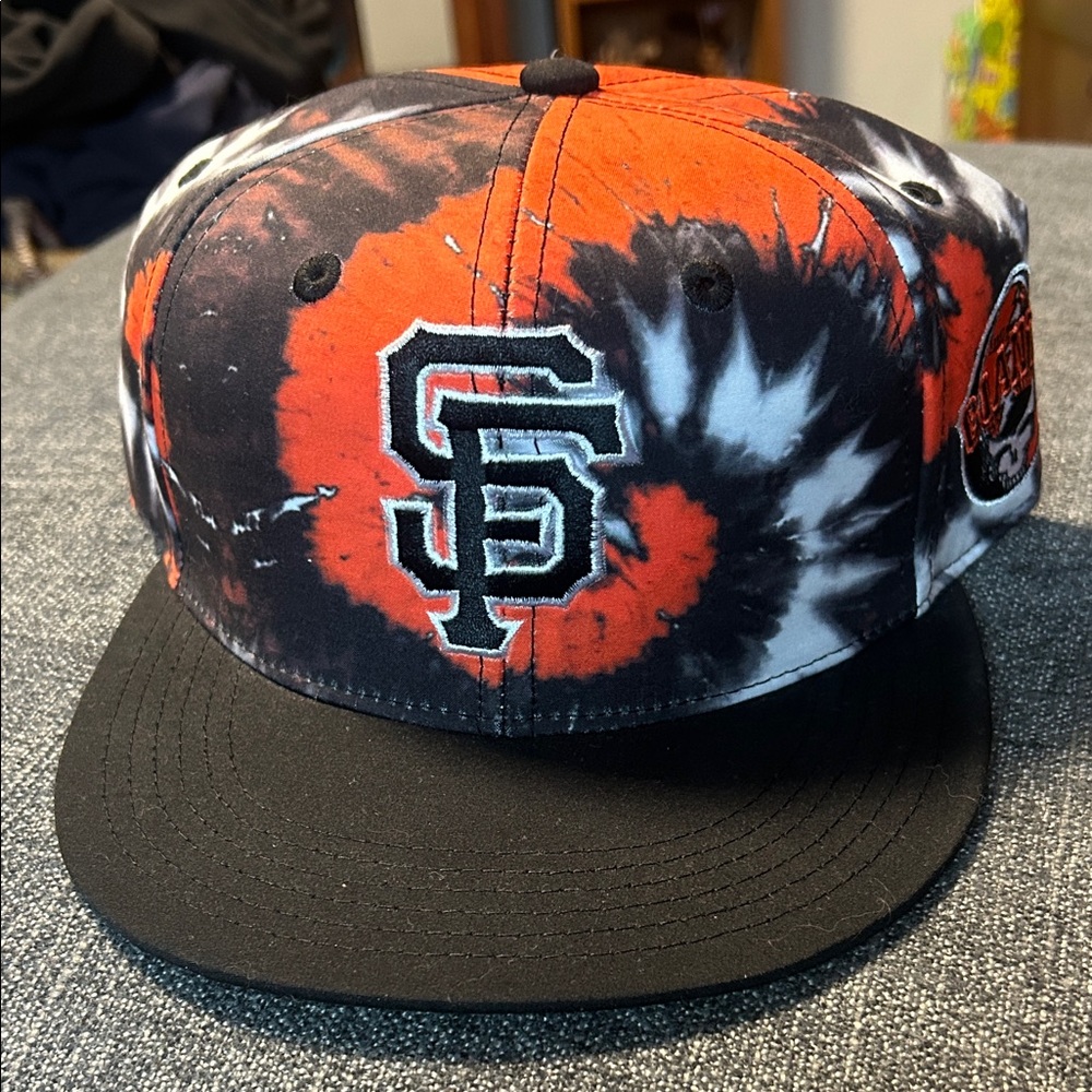 Official San Francisco Giants Grateful Dead Jerry Garcia Tribute Tie-Dye Hat/Cap